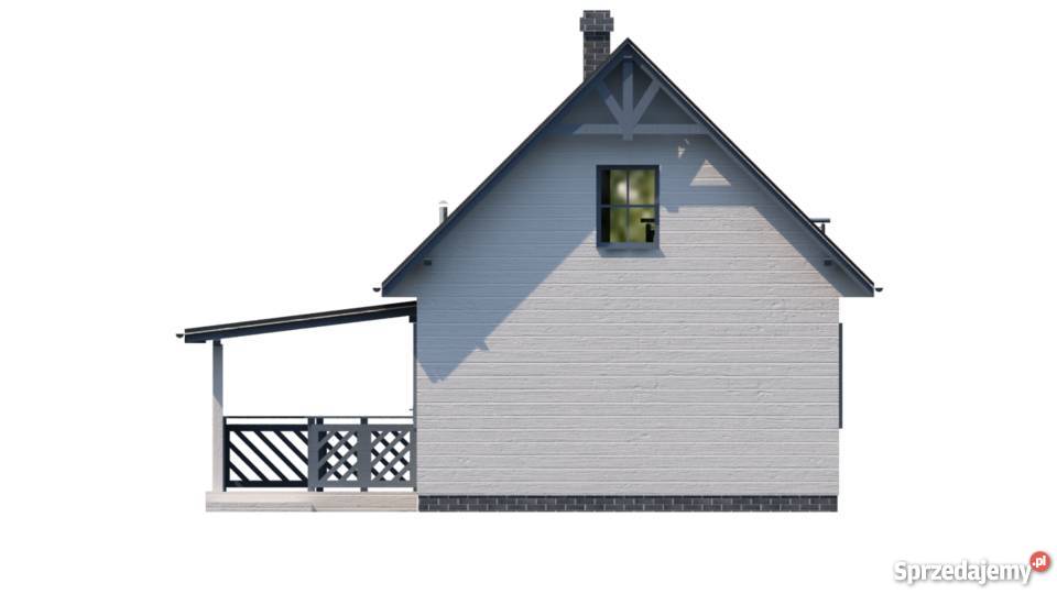 Projekt domu R01 drewniany Szczecin