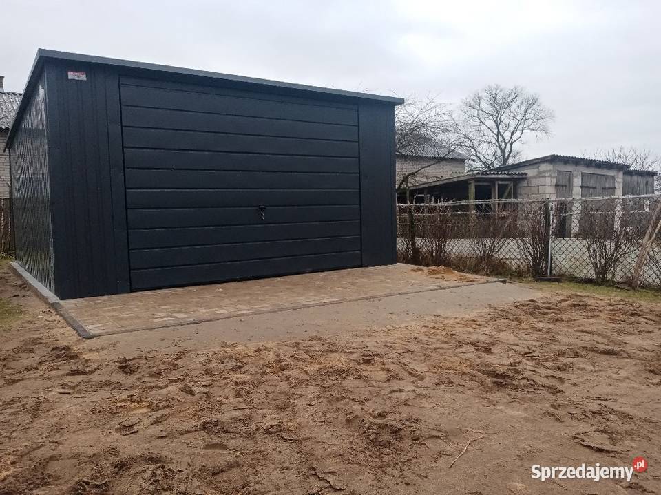 Garaż blaszany 3x5 spadek na tył kolor Starachowice sprzedam