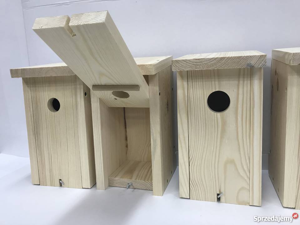 Budka lęgowa budki lęgowe ptaków zestaw 4 Sławno sprzedam