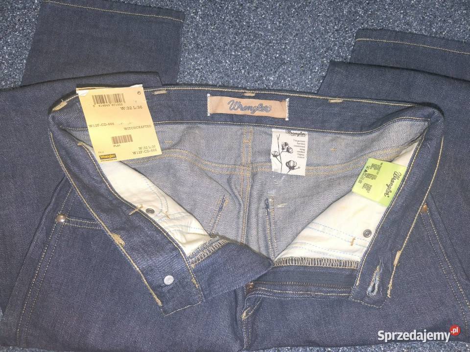Nowe Jeansy Męskie Wrangler 2FRZ W32 L36 Białystok