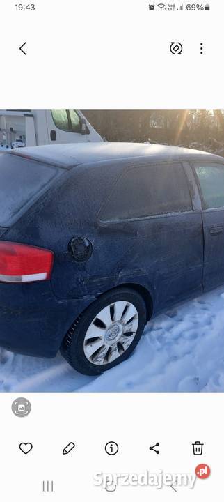Audi A3 16 Mpi lift 3 drzwi Rok produkcji 2007 Pniewy