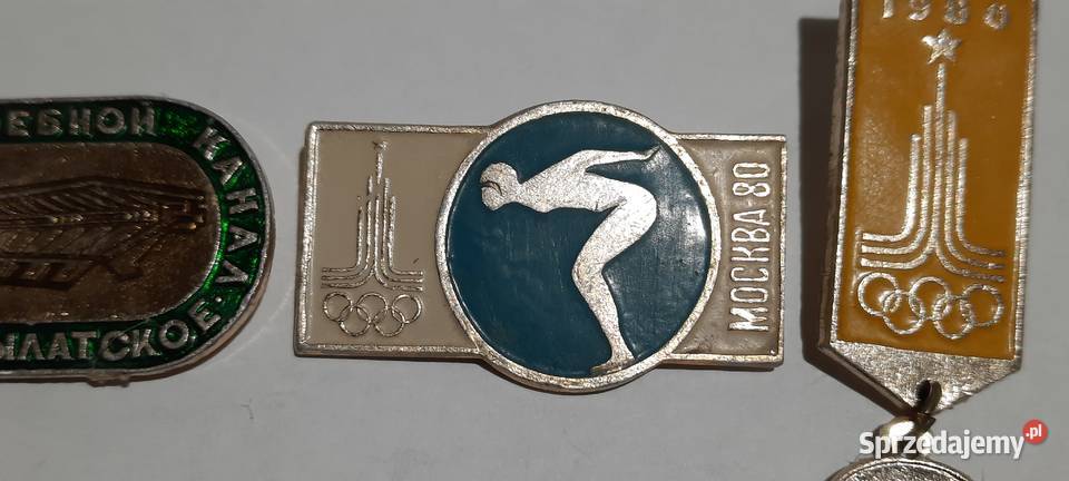 odznaki 3 Olimpiada Moskwa 1980 Rosja ZSRR 7 mazowieckie