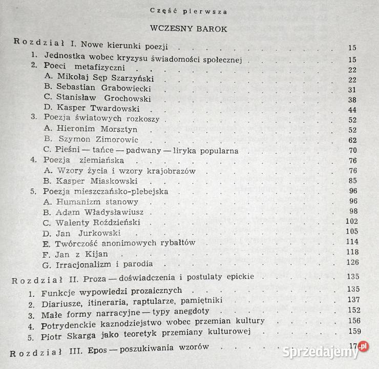 Barok Czesław Hernas Chełm sprzedam