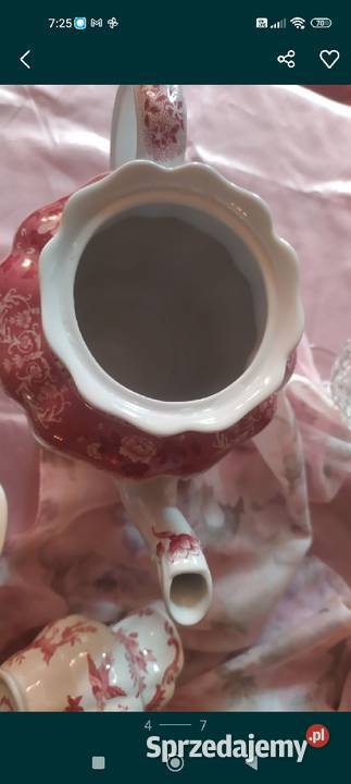 Duży dzbanek Camilla porcelana Spode Anglia Wrocław