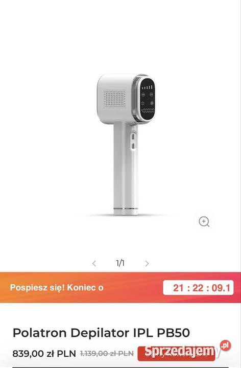 Depilator laserowy z funkcją chłodzenia Urządzenia warmińsko-mazurskie