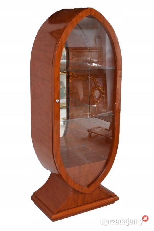 Owalna Witryna Styl Art Deco Gablotka Serwantka Meble Kraków