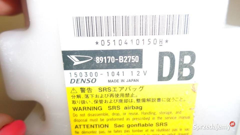 MODUŁ SENSOR AIRBAG DAIHATSU CUORE 89170B2750 04 Rakoniewice