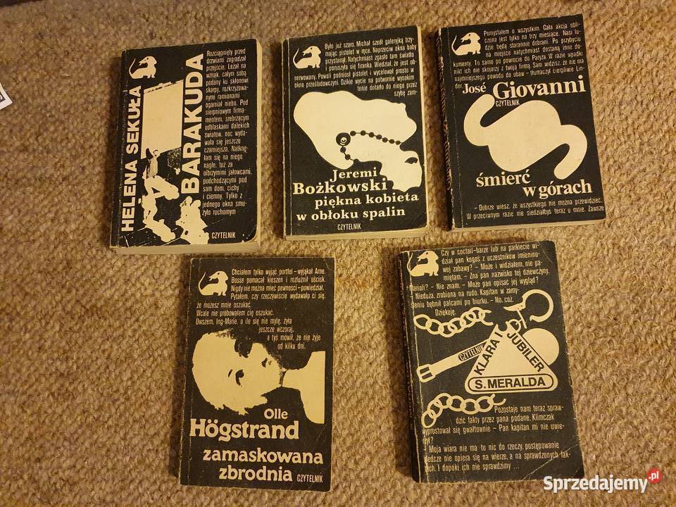 Kryminały z 2 połowy XX wieku 63 sztuki zestaw Poznań