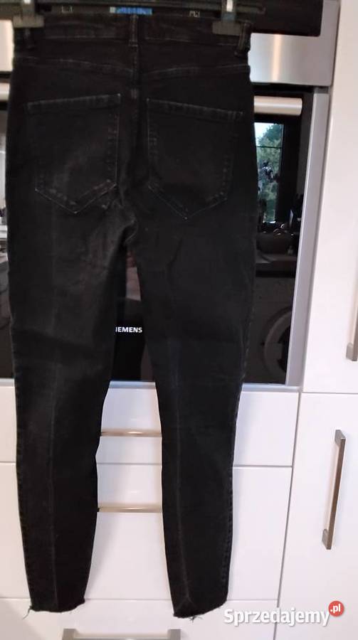 Spodnie Jeans Damskie ZARA S Czarne Skinny Skiny Spodnie Nowa Sól sprzedam