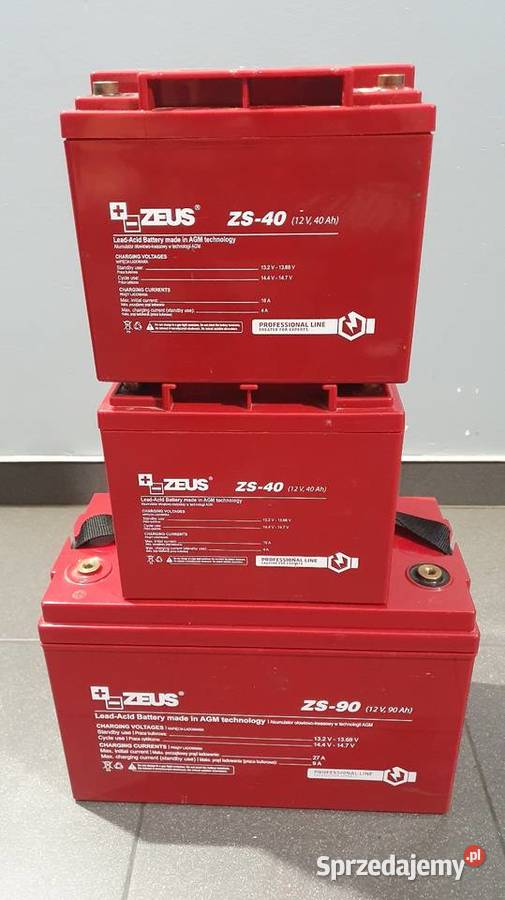 Akumulator AGM 12V 90Ah Zeus Professional Line Lusowo sprzedam