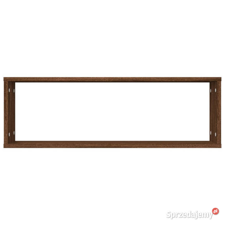 Półki ścienne 2 brązowy dąb 80x15x265 WM815921 Warszawa sprzedam