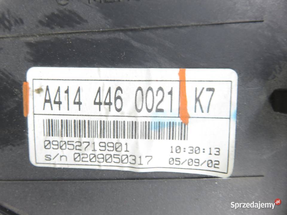 LICZNIK MERCEDES VANEO 414 19 A4144460021 sprzedam