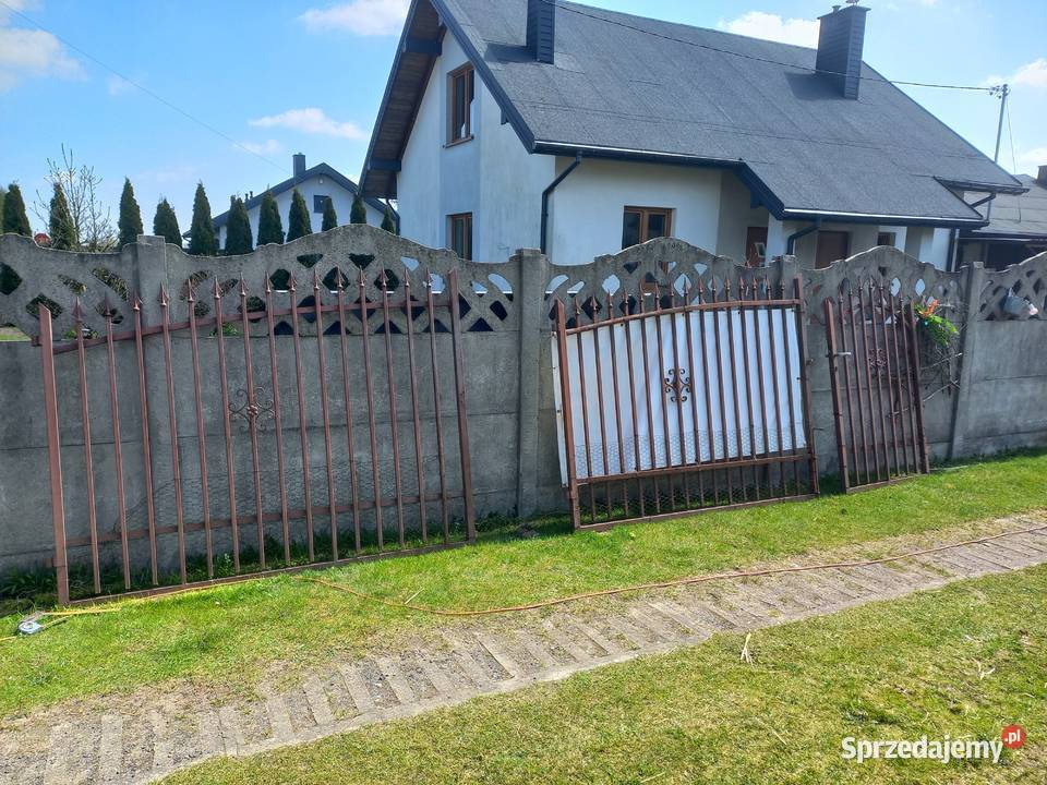 Brama wjazdowa 4m furtka 1m łódzkie Pabianice