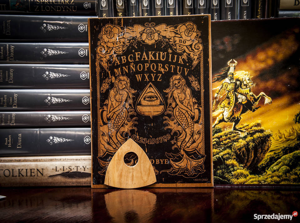 Tablica Ouija wywoływanie duchów halloween Towarzyskie