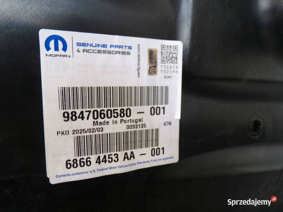 OPEL MOKKA B PŁYTA OSŁONA SILNIKA OWIEWKA POD