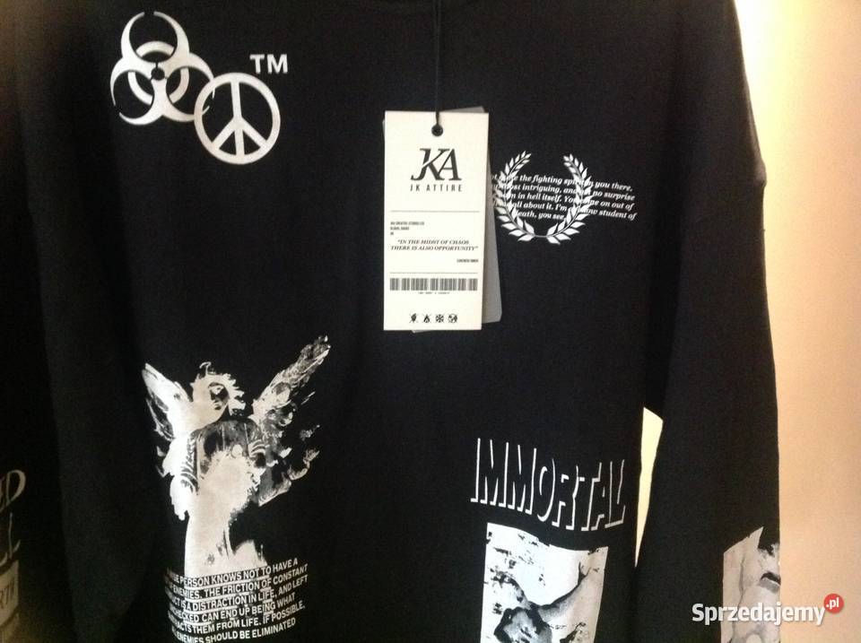 Bluza Męska Czarna KA JK ATTIRE LXL NOWA Nowa Sól sprzedam