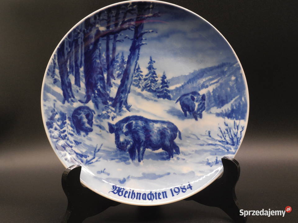 Talerz kolekcjonerski Wallendorf z 1984 roku z Porcelana i szkło Raszków