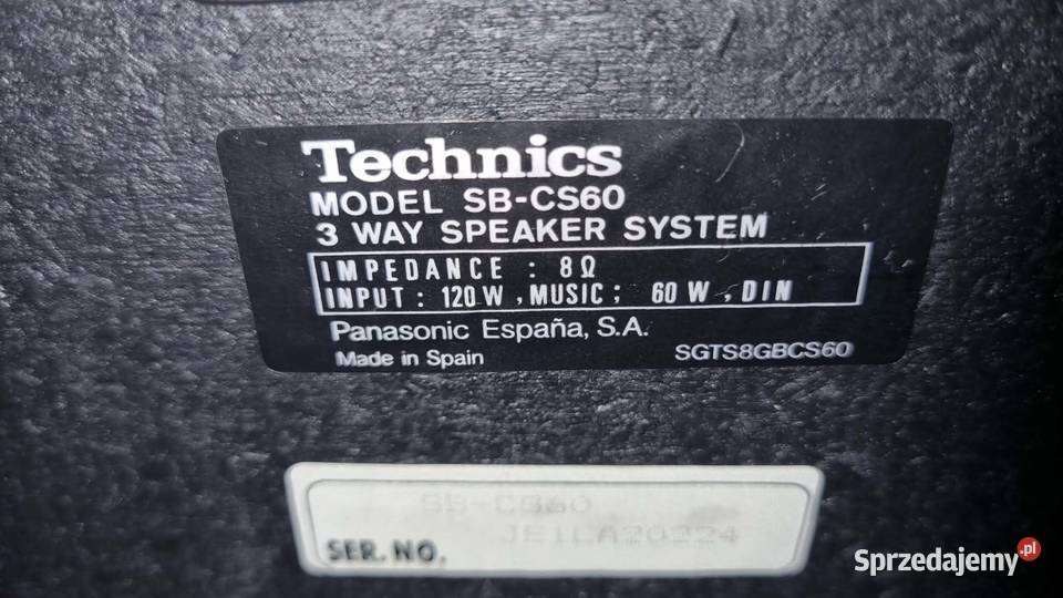 Wieża Technics SUX102 STX302L RSX102 SLPJ28A łódzkie Warta