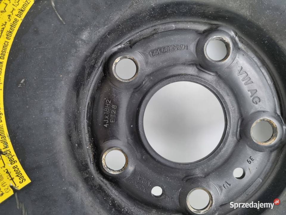 KOŁO DOJAZDOWE ZAPASOWE Audi Q3 Vw Passat B8 Chełm