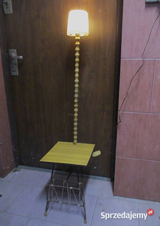Lampa Podłogowa Gazetnik PRL mazowieckie Nieporęt