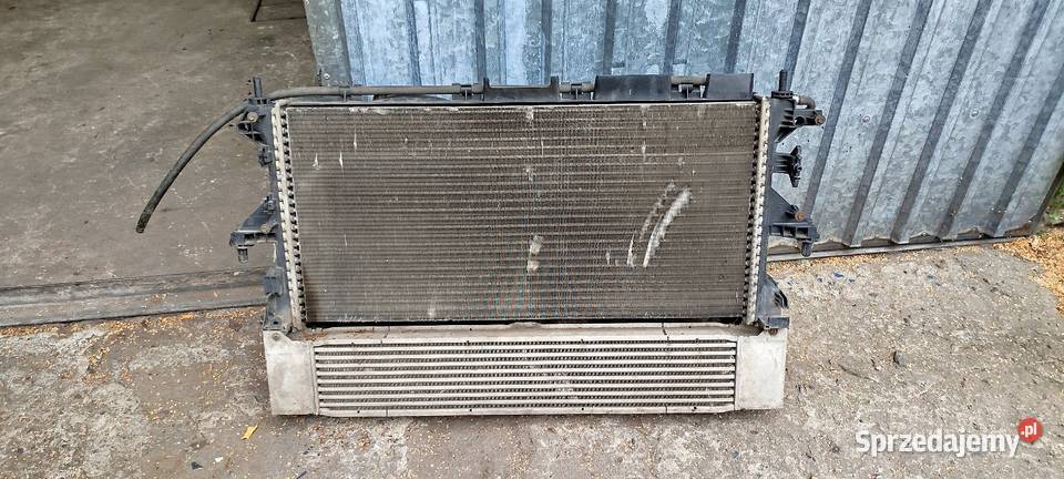 Zestaw chłodnica wody intercoler plus Rok produkcji 2014 Łódź
