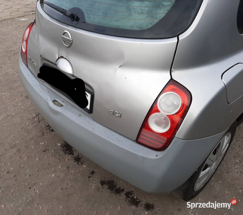 Nissan Micra 15 Diesel 2003r różowy Szczecin