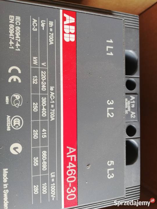 Stycznik AF46030 Ith 700A 100250V 5060Hz DC