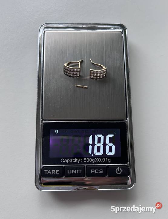 Apart złote kolczyki cyrkonie 333 Wrocław