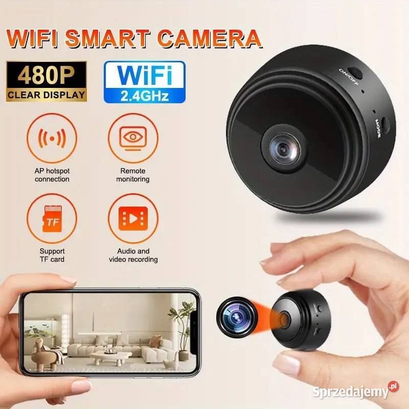 Mini kamera wifi 2,4 Ghz darmowa aplikacja