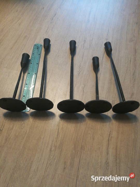 Świeczniki metalowe kute zestaw zachodniopomorskie