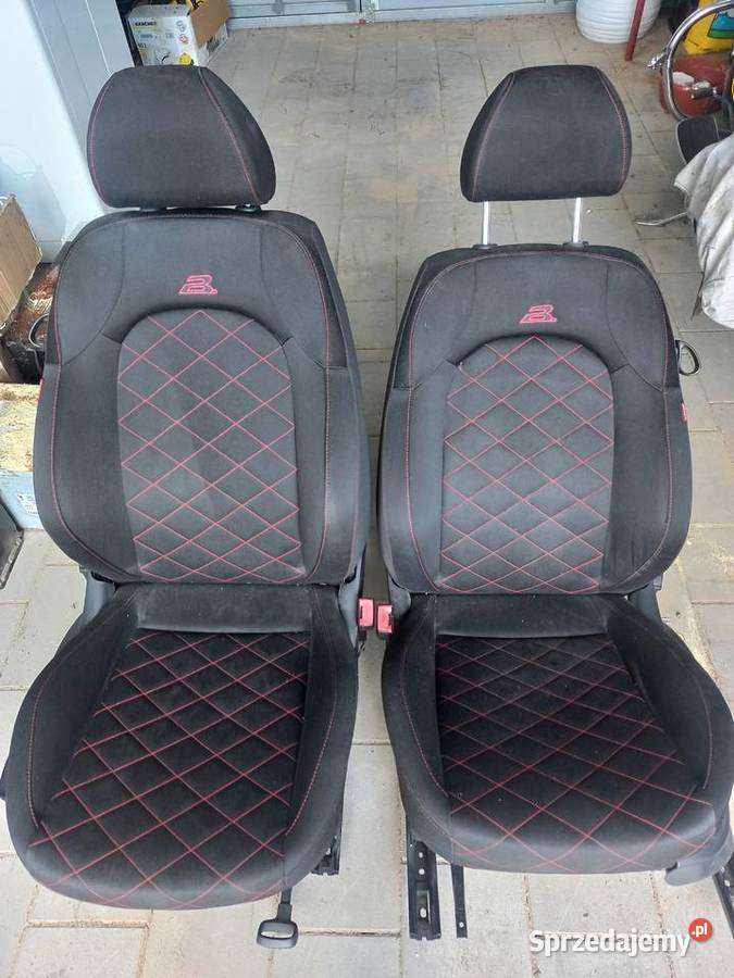 Fotele Seat Ibiza Cupra Bocanegra super stan dolnośląskie Legnica sprzedam