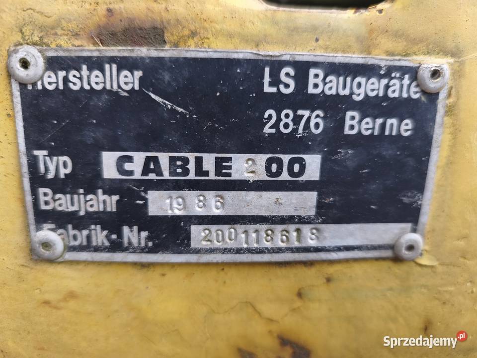 Koparka łańcuchowa Deutzmag CABLE200 Krosno