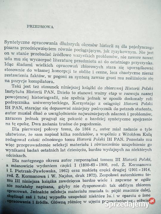 Historia Polski outlet książki używane mazowieckie Warszawa