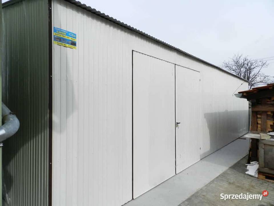 Blaszana montowana hala 612 m biała Kraków