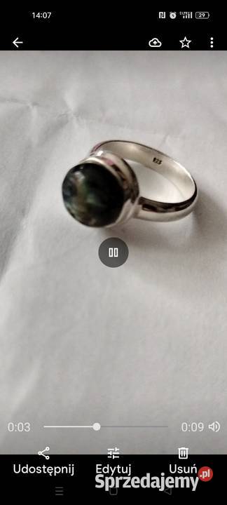Srebrny pierścionek 925 sprzedam