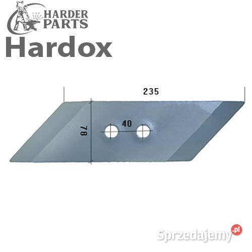 Dłuto 100hektarów HARDOX 6012BP części do pługa Suwałki