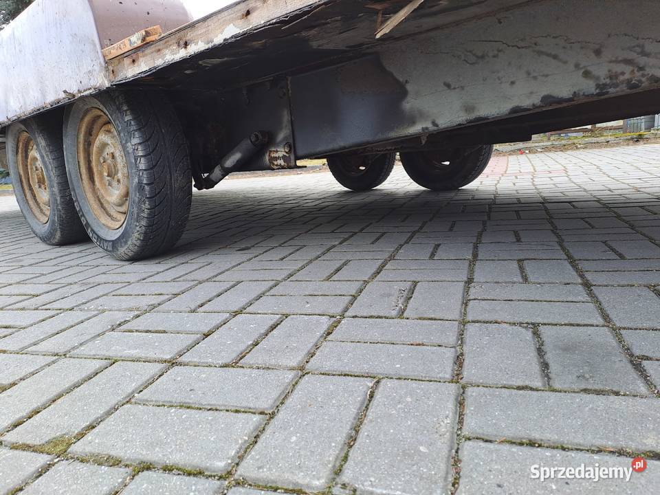 Podwozie przyczepy DMC 1500 6 m długa dwie osie Pułtusk