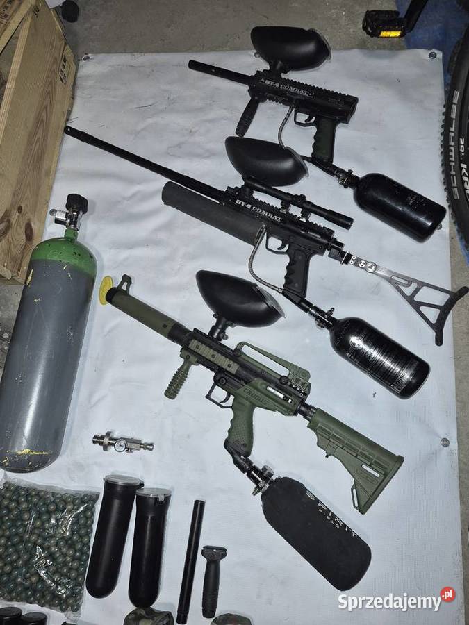 3 markery paintball masa asortymentu