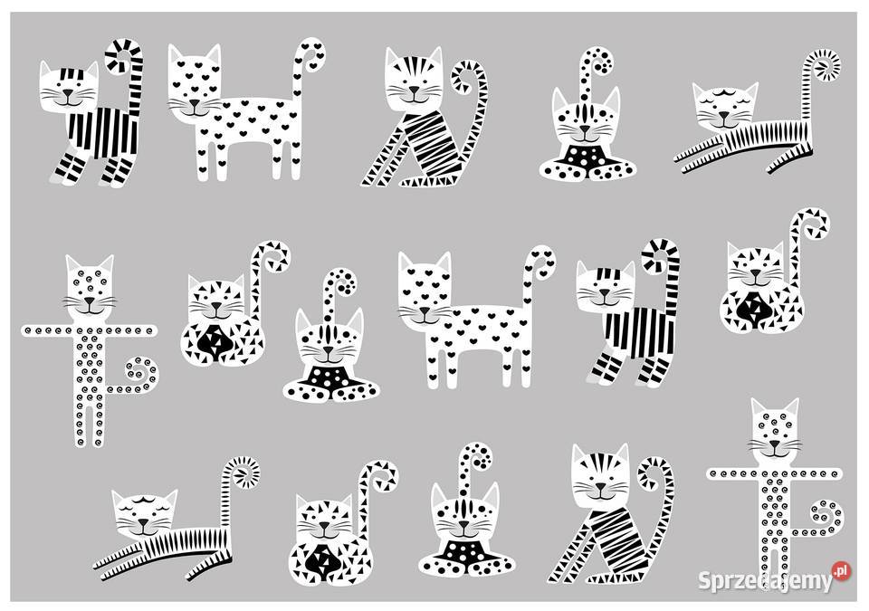 Tapeta fototapeta Kotki dzieci wewnętrzne Ściany i elewacje sprzedam