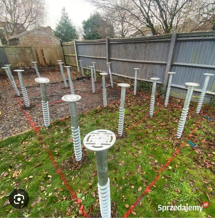 Fundament śrubowy pal śrubowy śruba gruntowa Rybnik