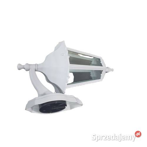 Kinkiet ogrodowy ścienny biały Częstochowa