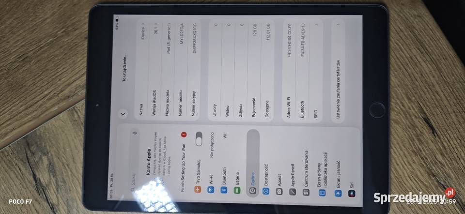 iPad 8 generacji 128GB Dąbrowa Górnicza