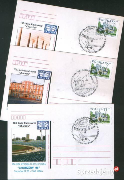 Kartki okol 3 KWF Chorzów 98 1998 Gliwice sprzedam