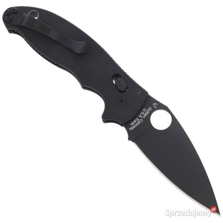 Nóż składany Spyderco Manix 2 G10 Black Black Warszawa