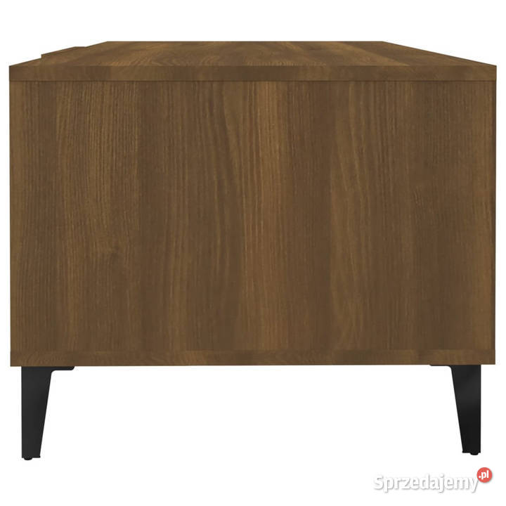 Stolik kawowy brązowy dąb 102x50x40 materiał mazowieckie Warszawa