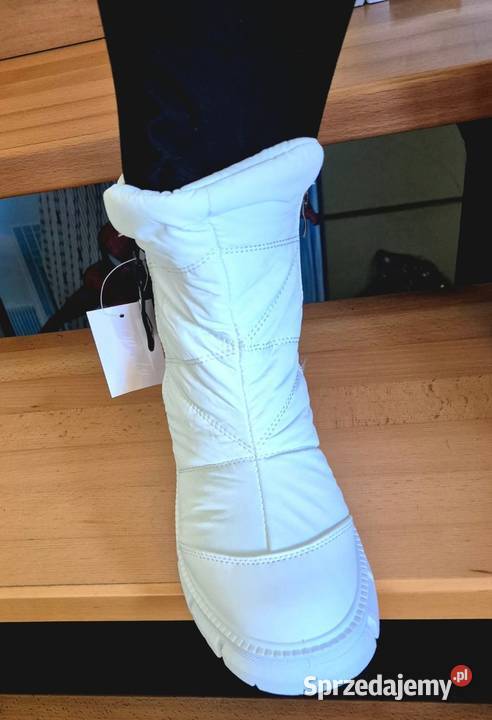 Buty damskie 36 do 41 białe zimowe Olkusz