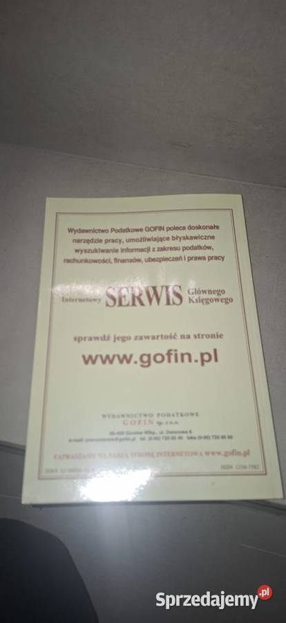 Zbiór przepisów podatkowych 2005 Kolekcjonerska Konin sprzedam