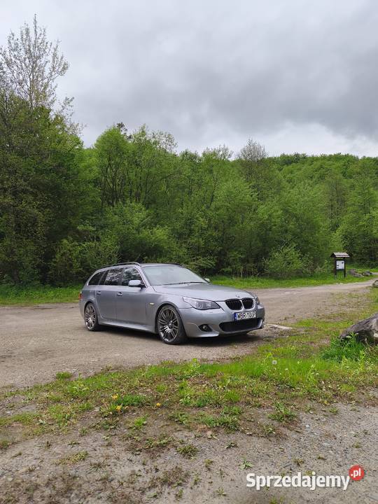 BMW e61 30D m57 2006r srebrny