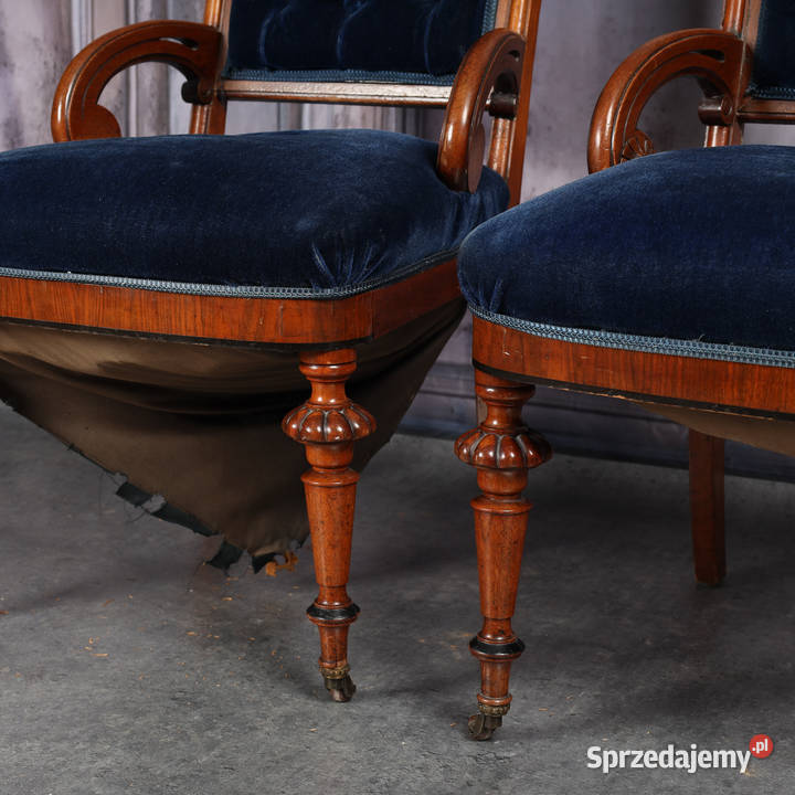 ARTexpert Para foteli w stylu wiktoriańskim Dobrzany sprzedam