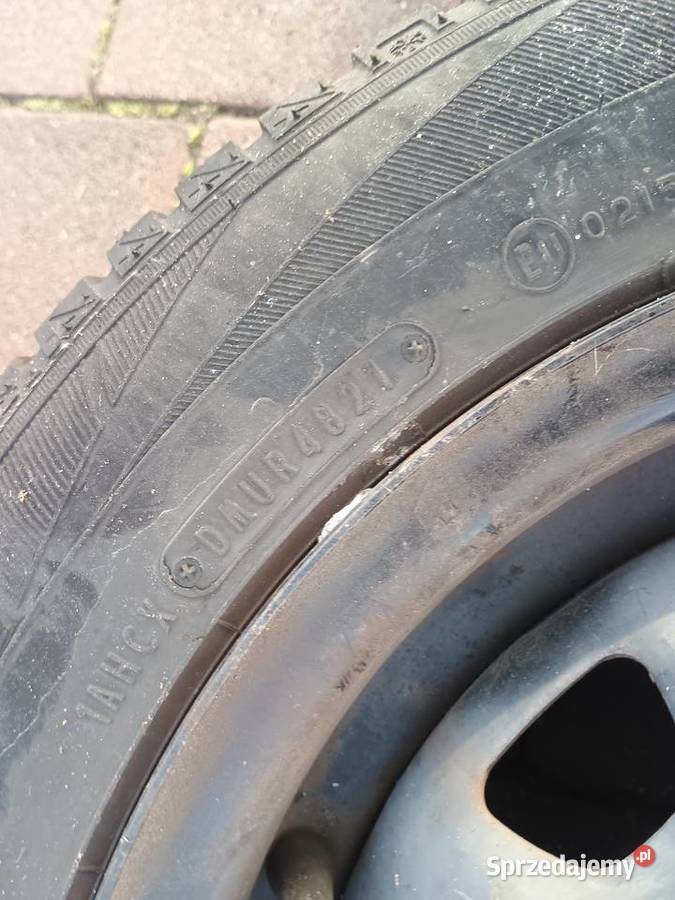 Koła zimowe wielosezonowe 4x100 ET46 16565 R14 Witkowo sprzedam